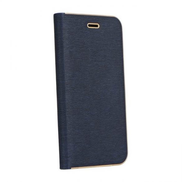 LUNA Book Gold pentru iPhone 7 / 8 / SE 2020 / SE 2022 bleumarin