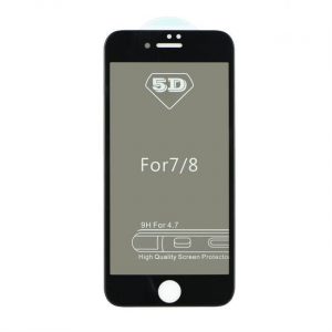 Sticlă securizată 5D Full Glue - pentru Iphone X / XS / 11 Pro (confidențialitate) negru