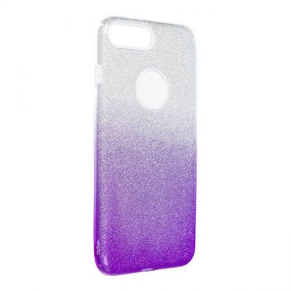 Husă Forcell SHINING pentru IPHONE 7 Plus / 8 Plus transparentă/violet