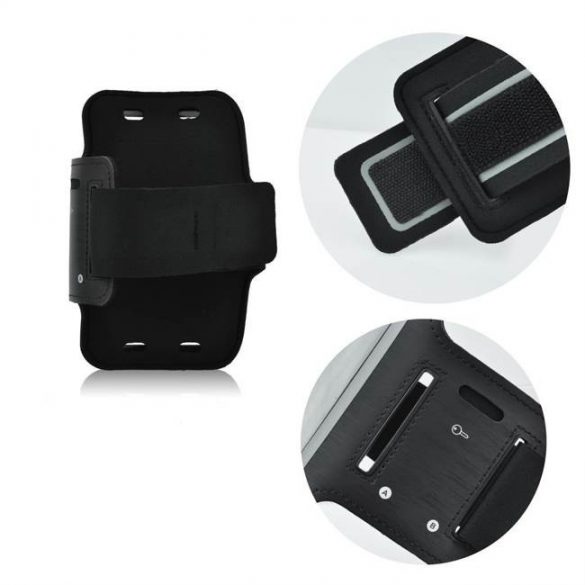 Sport Husă Armband ( dimensiune 6 - 6,5" ) negru"