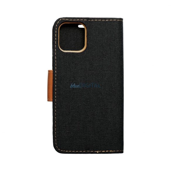 husă carte CANVAS pentru HUAWEI Mate 20 Lite negru