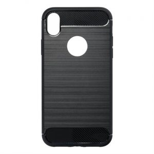 Husă Forcell CARBON pentru IPHONE XR ( 6,1 ) negru"