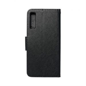 Husă Fancy Husă tip carte pentru SAMSUNG A7 2018 (A750) negru