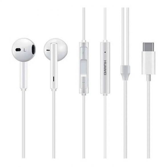 Original Stereo Headset Huawei CM33 USB tip C alb vrac