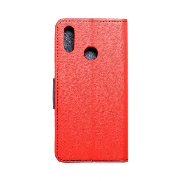 Husă Fancy Husă tip carte pentru HUAWEI P Smart 2019 red/albastru 