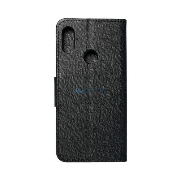 Caz carte FANCY Xiaomi Redmi Notă 7 - negru