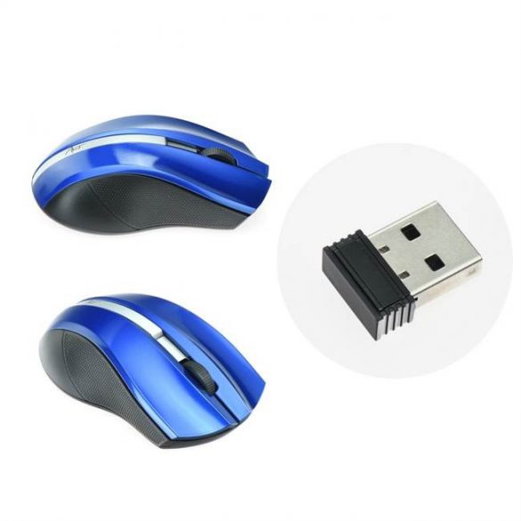 Mouse Art Optical wireless USB AM-97 albastru