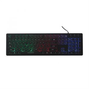 Tastatura subtire cu lumina LED ART AK-20 neagra