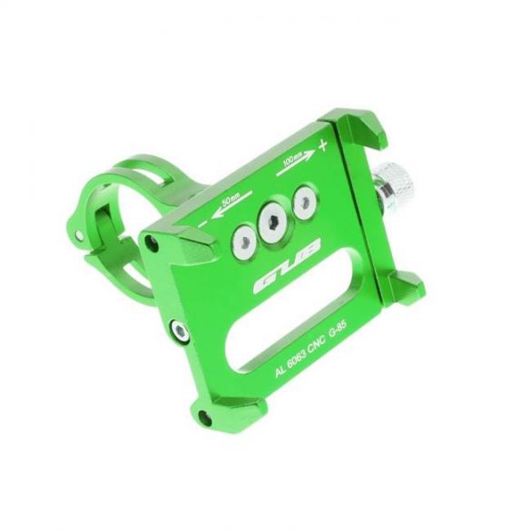 Suport bicicleta GUB G85 verde pentru telefon mobil Metal