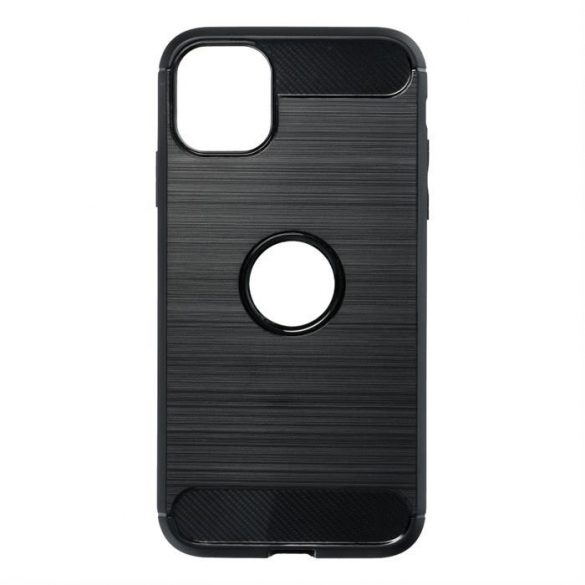 Husă Forcell CARBON pentru IPHONE 11 2019 ( 6,1" ) negru