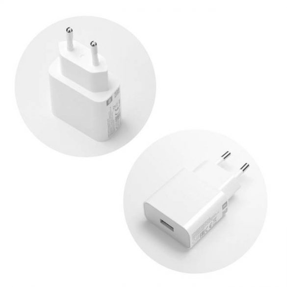 Încărcător original de perete Xiaomi MDY-09-EW (numai cap) Încărcător rapid 2A alb vrac