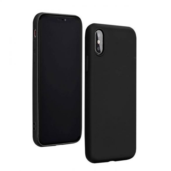 Husa Forcell SILICONE LITE pentru IPHONE 8 neagra