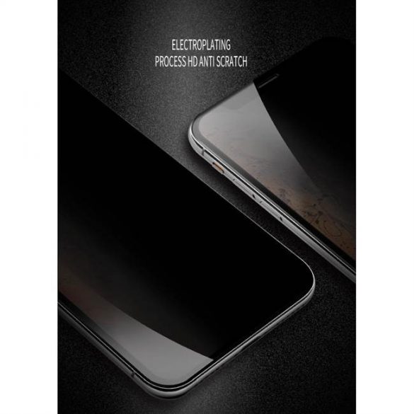 X-ONE Full Cover Extra Strong Privacy - pentru iPhone 11 Pro Max (clei complet) sticla securizata 9H