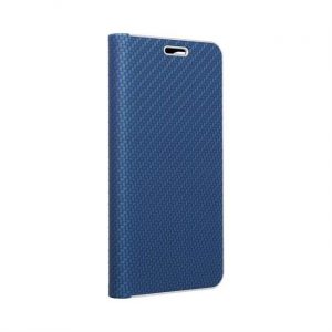 Forcell LUNA Book Carbon pentru iPhone 11 2019 (6,1") albastru