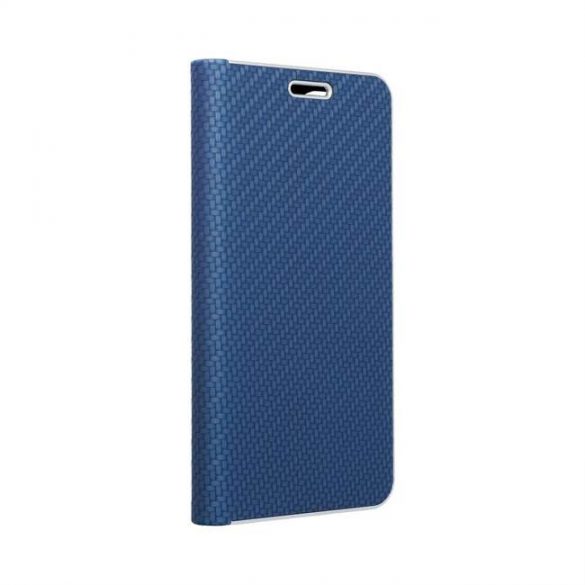 Forcell LUNA Book Carbon pentru iPhone 11 2019 (6,1") albastru