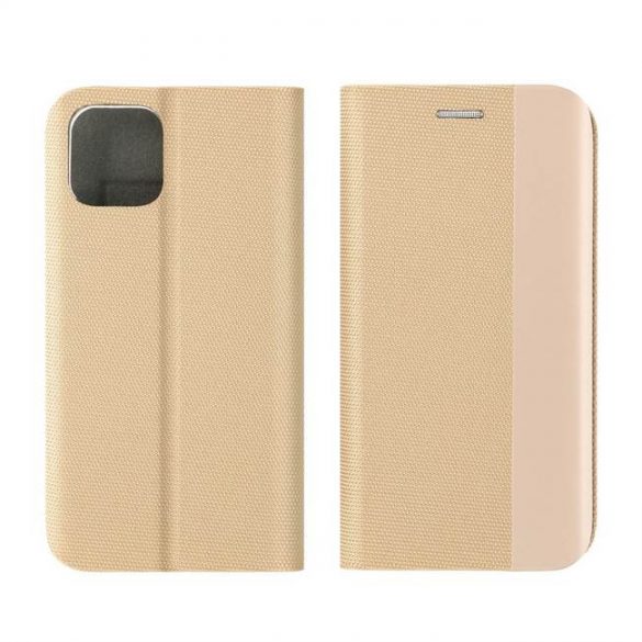 Husă tip carte SENSITIVE pentru HUAWEI P30 Lite auriu