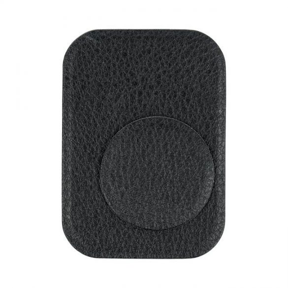 Badget pentru magnet suport auto piele negru