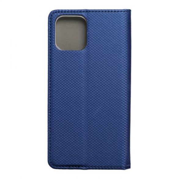 Smart Case Book pentru iPhone 12 / 12 PRO bleumarin