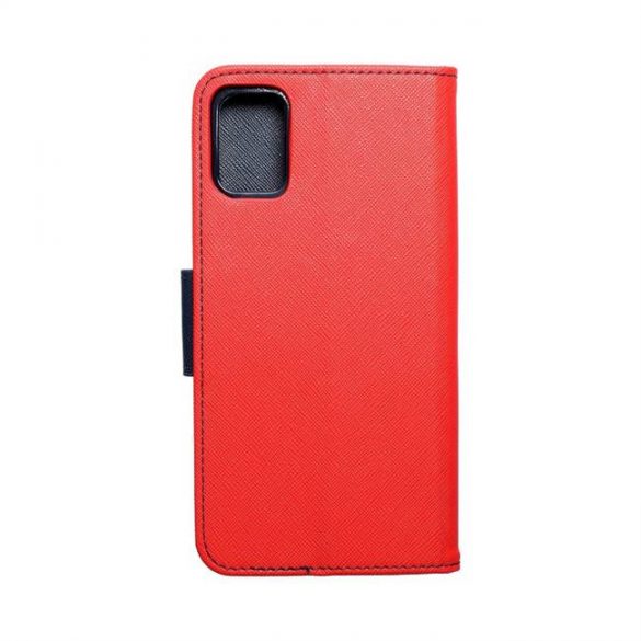 Husă Fancy Husă tip carte pentru XIAOMI Redmi 9 roșu/albastru 