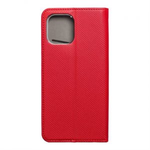 Smart Case Book pentru iPhone 12 PRO MAX roșu