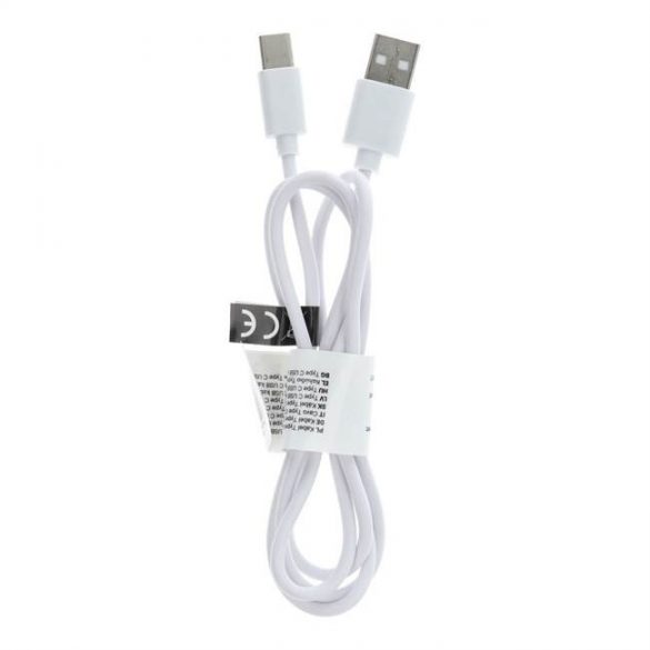 Cablu USB - Tip C 2.0 C366 alb 1 metru (lungime conector: 8 mm)