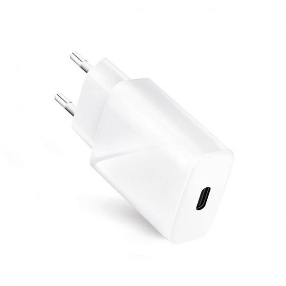 Încărcător de călătorie Forcell cu mufă USB C cu cablu de conectare - 3A 20W cu funcție PD și QC 4.0