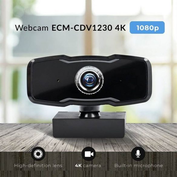 Cameră web cu microfon ECM-CDV1230 4K (3840*2160/30fps) 1080p/30fps GAMING