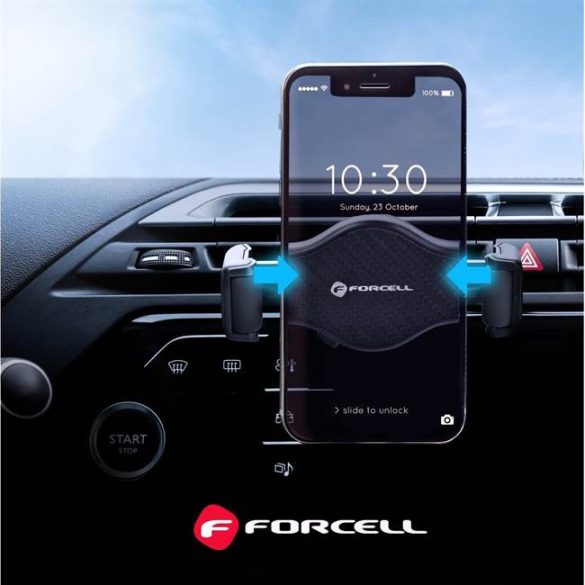 Suport auto pentru smartphone FORCELL CARBON H-CF509 pentru ventilație