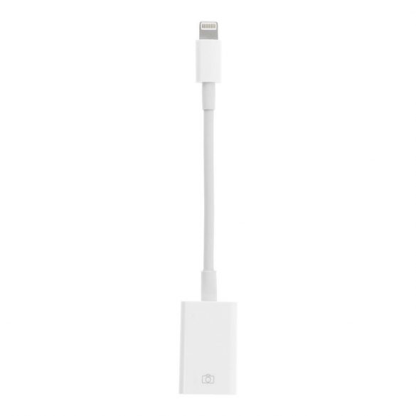 Adaptor OTG pentru USBdoA pentru iPhone Lightning cu 8 pini alb