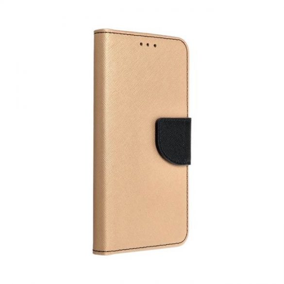 Husă Fancy Husă tip carte pentru XIAOMI Redmi 9A auriu / negru