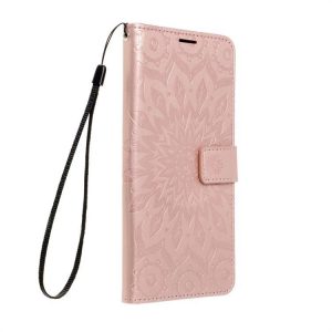 Husă Forcell MEZZO Husă tip carte pentru IPHONE 12 / 12 PRO mandala rose gold