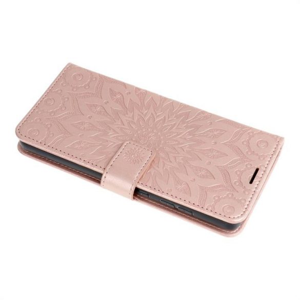 Husă Forcell MEZZO Husă tip carte pentru IPHONE 12 / 12 PRO mandala rose gold