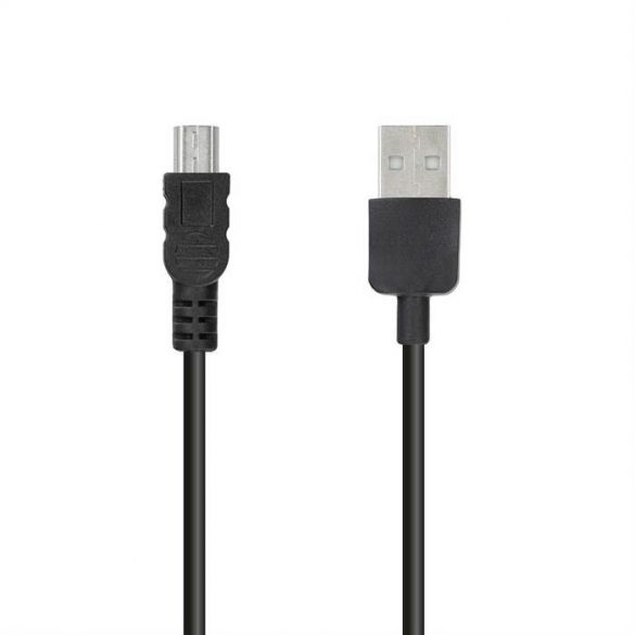 Cablu USB - Mini USB 1 metru negru (navi / camera )