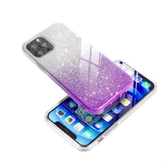 Husă Forcell SHINING pentru SAMSUNG Galaxy A52 5G / A52 LTE ( 4G ) / A52S transparent/violet