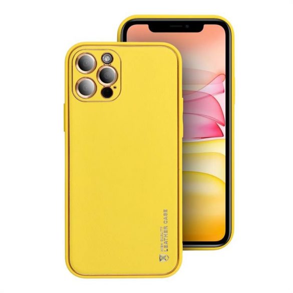 Husă din piele Forcell pentru IPHONE 11 PRO ( 5,8" ) galben