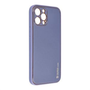 Husa Forcell LEATHER pentru IPHONE 12 PRO MAX albastra