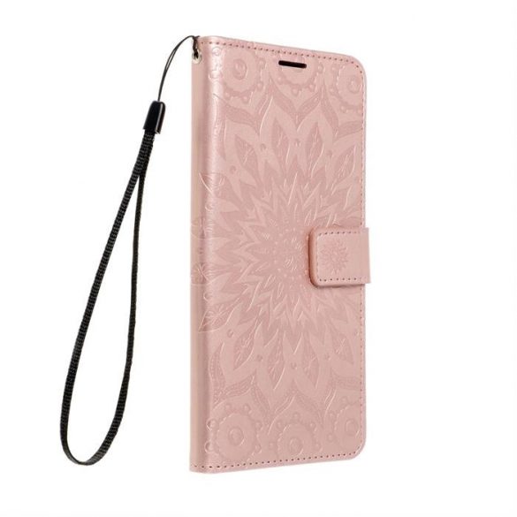 Husă Forcell MEZZO Husă tip carte pentru SAMSUNG Galaxy A22 5G mandala rose gold