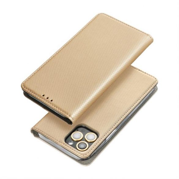 Cartea Smart Case pentru IPHONE 13 PRO gold