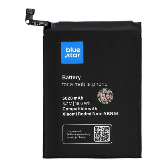 Baterie pentru Xiaomi Redmi Note 9 (BN54) 5020 mAh Li-Ion Blue Star