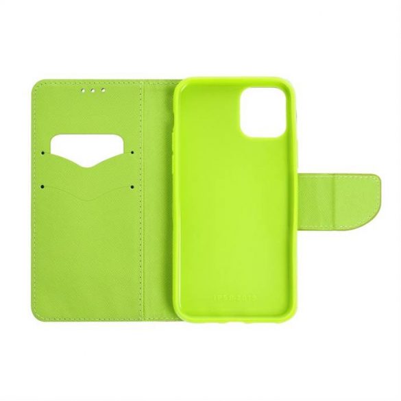 Fancy Husă tip carte pentru SAMSUNG A13 5G / A04S albastru  / lime