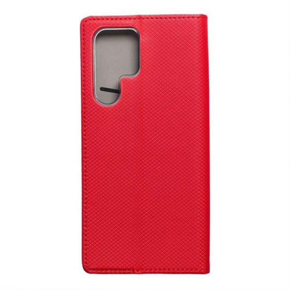 Smart Case Book pentru SAMSUNG S22 ULTRA roșu