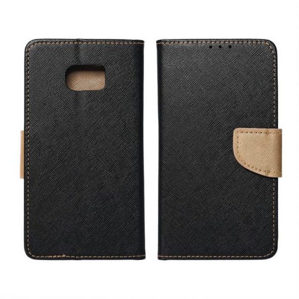 Fancy Book pentru SAMSUNG S22 PLUS negru / auriu