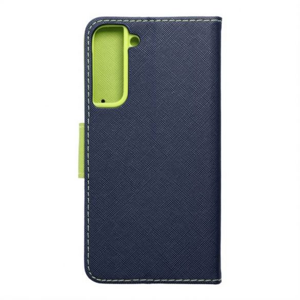 Fancy Book pentru SAMSUNG S22 PLUS navy/lime