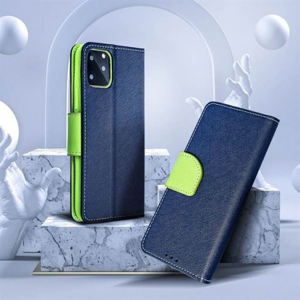 Fancy Book pentru SAMSUNG S22 PLUS navy/lime