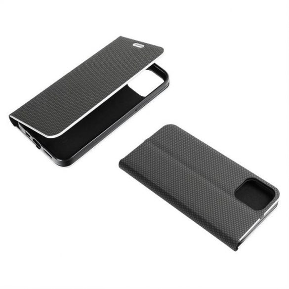 Forcell LUNA Book Carbon pentru SAMSUNG S22 negru