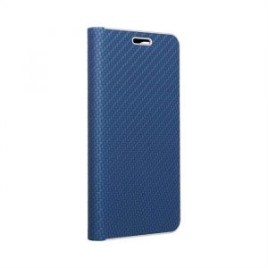 Forcell LUNA Book Carbon pentru SAMSUNG S22 albastru