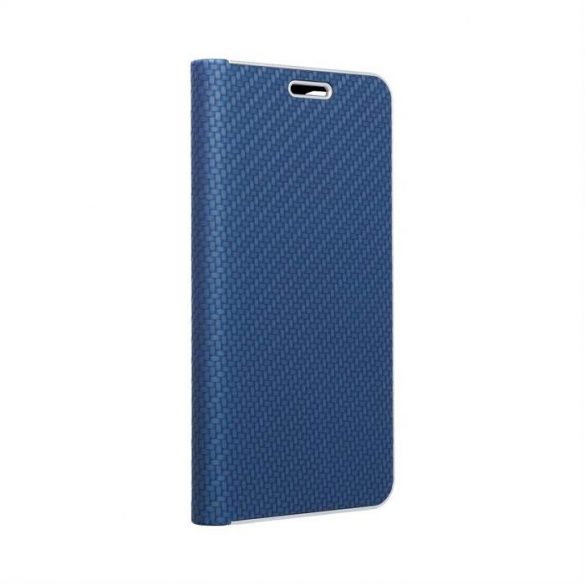 Forcell LUNA Book Carbon pentru SAMSUNG S22 albastru