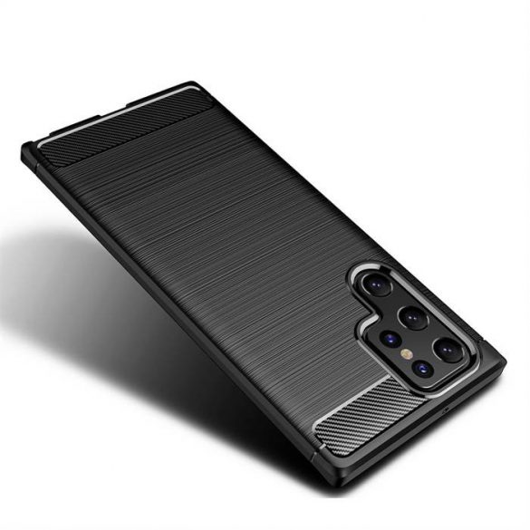 Husă Forcell CARBON pentru SAMSUNG Galaxy S22 Ultra negru