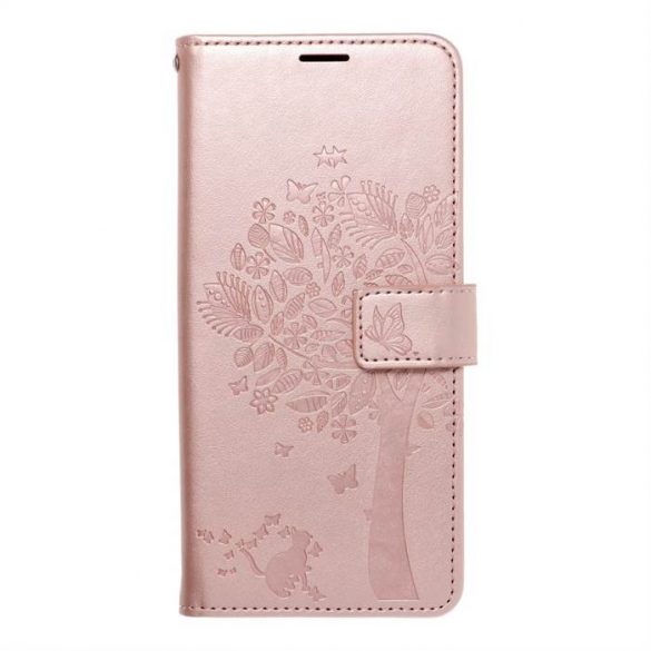 MEZZO Husă carte pentru SAMSUNG A13 5G / A04S tree rose gold