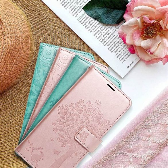 MEZZO Husă carte pentru SAMSUNG A13 5G / A04S tree rose gold